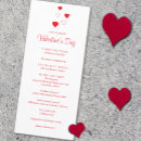 Search for valentine menus Heart