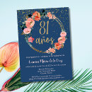Search for 81st birthday invitations For her