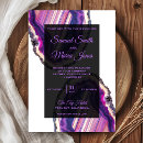 Search for purple geode wedding invitations Chic