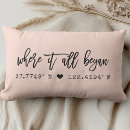Search for latitude and longitude pillows Vintage farmhouse style