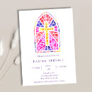 Search for church service invitations Christian easter celebration