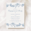 Search for dusty blue engagement party invitations Elegant