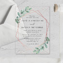 Search for gold foil geometric wedding invitations Modern
