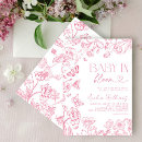 Search for vintage floral baby shower invitations Wildflower