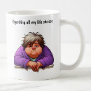 Search for overworked mugs Tired