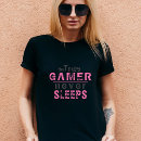 Search for gaming womens tshirts Typography