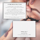 Search for eyelash business cards Makeup artists