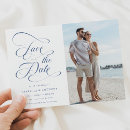 Search for dusty blue wedding save the dates Calligraphy