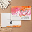 Search for colourful bridal shower invitations Pink and orange