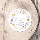 Search for lavender baby shower stickers Baby in bloom