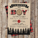 Search for lumberjack baby boy shower invitations Flannel