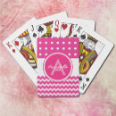 Search for pink playing cards Chevron