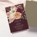 Search for burgundy and peach invitations Chic