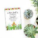 Search for watercolor cactus invitations Taco bout a baby