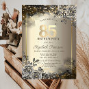 Search for elegant 85th birthday invitations Roses