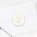 Search for floral wreath monogram wedding stickers Classic