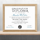 Search for college graduation posters Navy blue