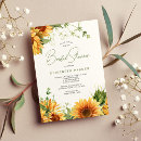 Search for sunflower bridal invitations Modern