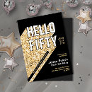 Search for milestone 50th birthday invitations Chic