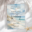 Search for destination elopement wedding invitations On the beach