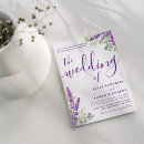Search for lavender sage wedding invitations Purple
