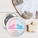 Search for grandma to be baby shower buttons White