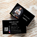 Search for private chef business cards Qr code