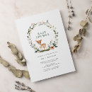 Search for wreath baby shower invitations Deer