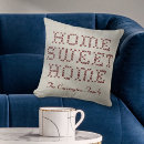 Search for country style pillows Typography