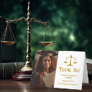 Search for law school thank you cards Scales of justice