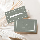 Search for sage green place cards Minimalist