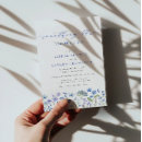 Search for something blue bridal shower invitations Simple