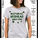 Search for redhead tshirts Irish