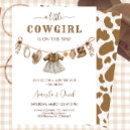 Recherche de texas baby shower invitations Impression de vache