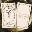 Recherche de beauté vintage cartes visite Coiffeuse