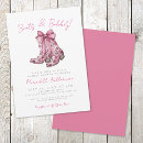 Recherche de cowboy boot bridal shower invitations Mariée