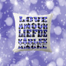 Recherche de langues coussins Amour