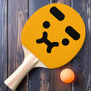 Recherche de visage souriant raquettes ping pong Émoticône