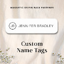 Search for black and white name tags Corporate