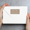Search for taupe return address labels Modern