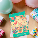 Recherche de 40 en anniversaire cartes Joyeux 40e anniversaire