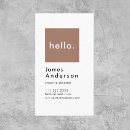 Search for mocha business cards Elegant