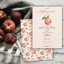 Search for sweet little peach baby shower invitations Pastel