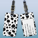 Search for cow luggage tags Pattern