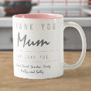 Search for love and thanks mugs Mother