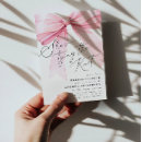 Search for bow bridal shower invitations Sophisticated