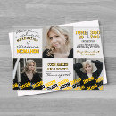 Search for unique graduation invitations Black