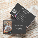 Recherche de catering cartes visite Code qr