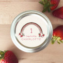 Recherche de fraise mignonne autocollants 1er anniversaire