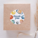 Search for watercolor space stickers Outer space birthday